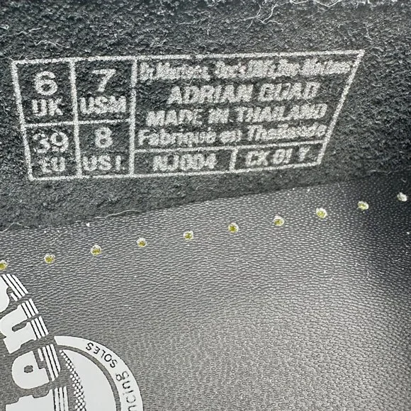 Dr. Martens Adrian Quad Black Leather Tassel Platform Loafers Women's 8 Men’s 7 - Picture 8 of 8